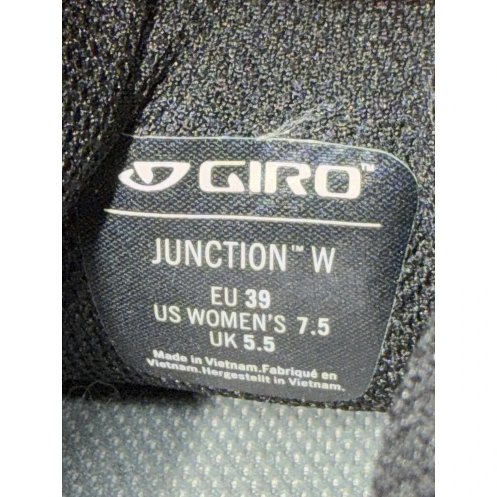 Giro Junction Womens Size 7.5 Black‎ Pink Cycling Shoes Mountain Biking Sneakers